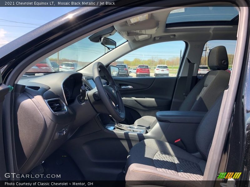 Mosaic Black Metallic / Jet Black 2021 Chevrolet Equinox LT