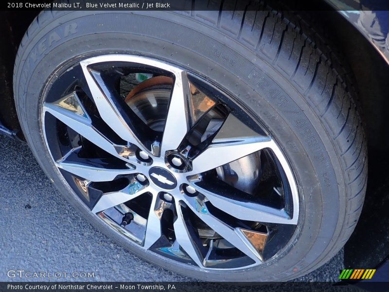 Blue Velvet Metallic / Jet Black 2018 Chevrolet Malibu LT