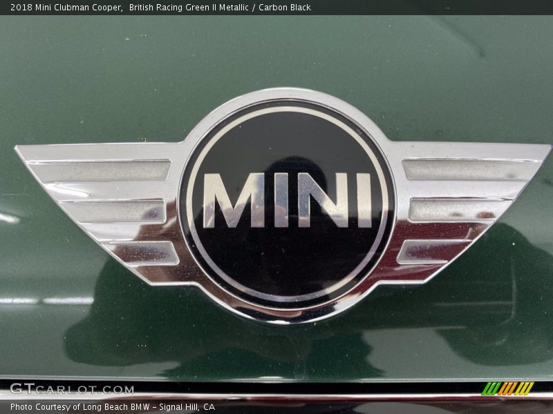 British Racing Green II Metallic / Carbon Black 2018 Mini Clubman Cooper
