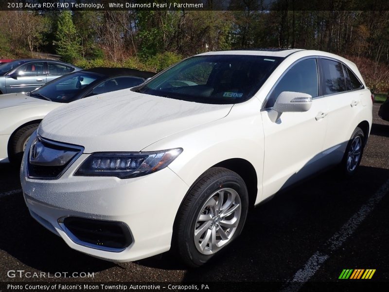 White Diamond Pearl / Parchment 2018 Acura RDX FWD Technology