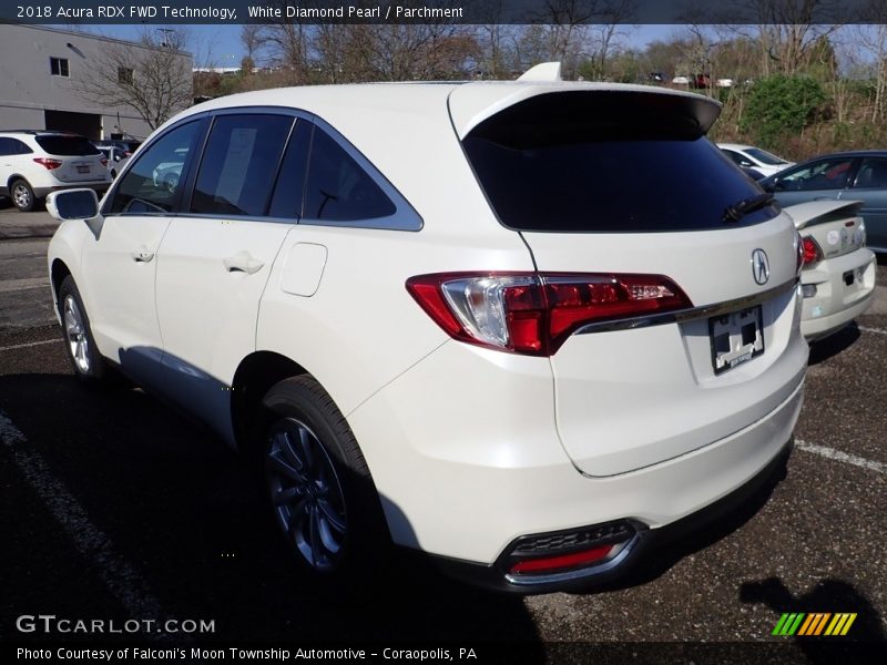 White Diamond Pearl / Parchment 2018 Acura RDX FWD Technology