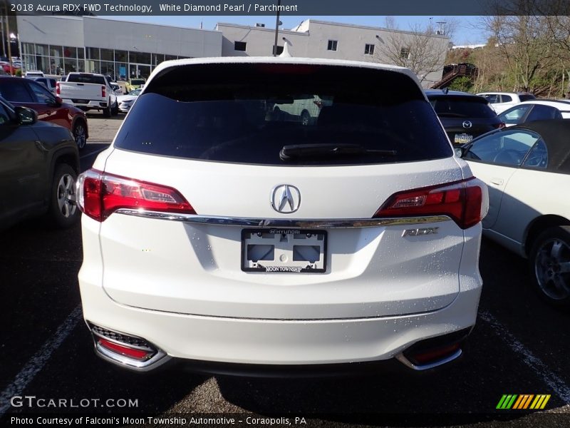 White Diamond Pearl / Parchment 2018 Acura RDX FWD Technology