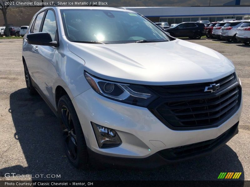 Silver Ice Metallic / Jet Black 2021 Chevrolet Equinox LT