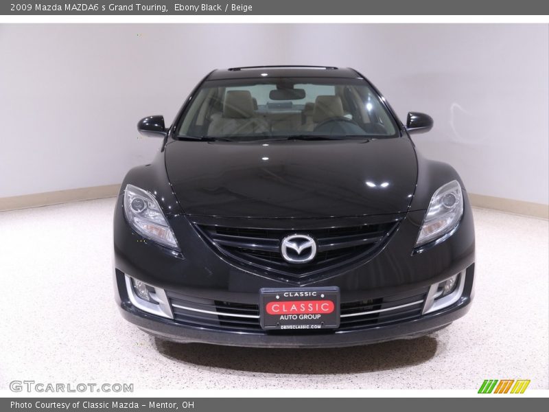 Ebony Black / Beige 2009 Mazda MAZDA6 s Grand Touring