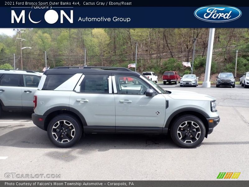 Cactus Gray / Ebony/Roast 2021 Ford Bronco Sport Outer Banks 4x4