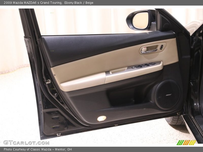 Ebony Black / Beige 2009 Mazda MAZDA6 s Grand Touring