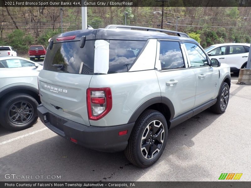 Cactus Gray / Ebony/Roast 2021 Ford Bronco Sport Outer Banks 4x4