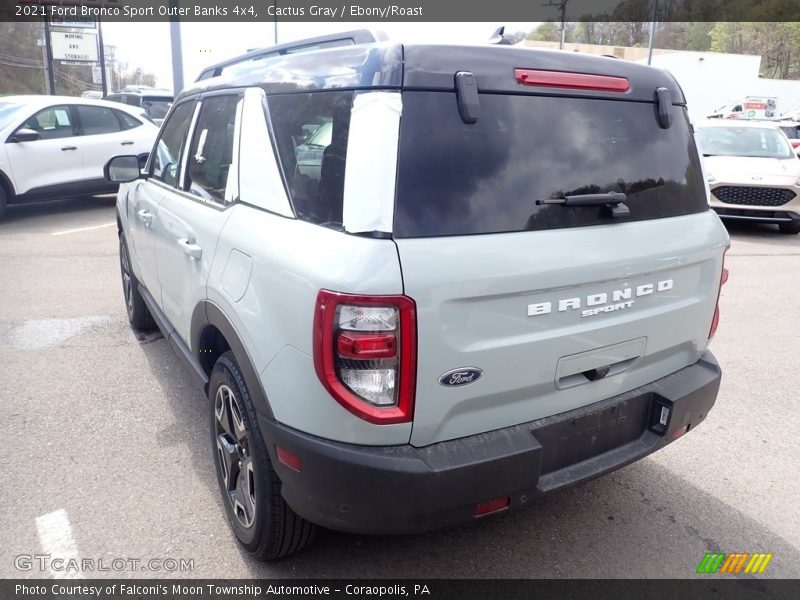 Cactus Gray / Ebony/Roast 2021 Ford Bronco Sport Outer Banks 4x4