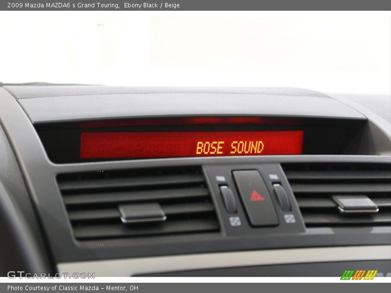 Ebony Black / Beige 2009 Mazda MAZDA6 s Grand Touring