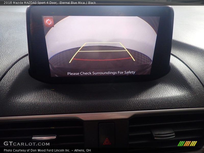 Eternal Blue Mica / Black 2018 Mazda MAZDA3 Sport 4 Door
