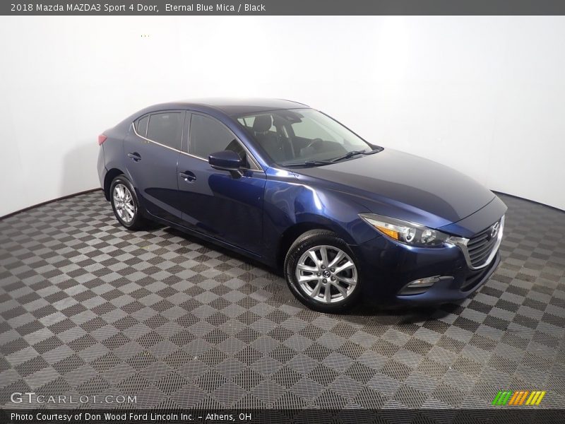Eternal Blue Mica / Black 2018 Mazda MAZDA3 Sport 4 Door