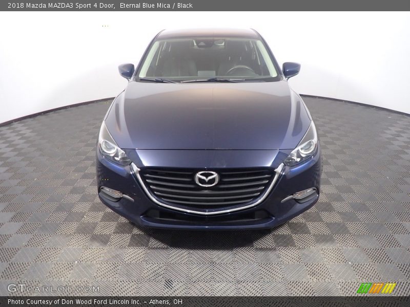 Eternal Blue Mica / Black 2018 Mazda MAZDA3 Sport 4 Door