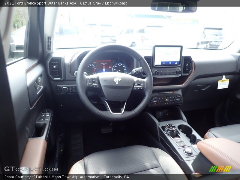 Cactus Gray / Ebony/Roast 2021 Ford Bronco Sport Outer Banks 4x4