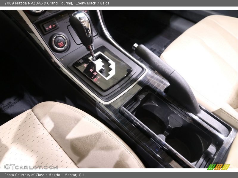 Ebony Black / Beige 2009 Mazda MAZDA6 s Grand Touring