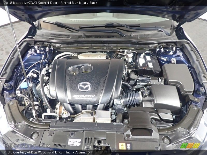 Eternal Blue Mica / Black 2018 Mazda MAZDA3 Sport 4 Door