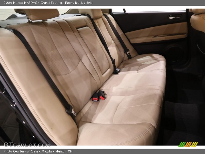 Ebony Black / Beige 2009 Mazda MAZDA6 s Grand Touring