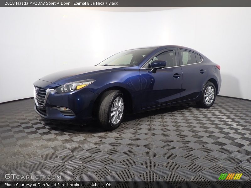 Eternal Blue Mica / Black 2018 Mazda MAZDA3 Sport 4 Door