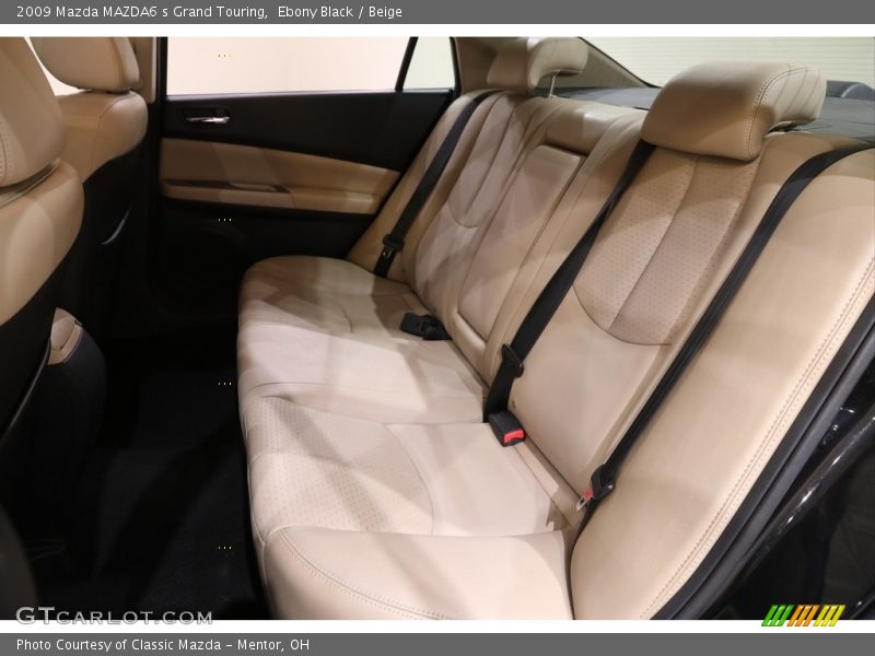 Ebony Black / Beige 2009 Mazda MAZDA6 s Grand Touring