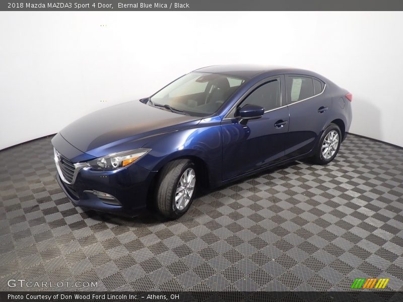 Eternal Blue Mica / Black 2018 Mazda MAZDA3 Sport 4 Door