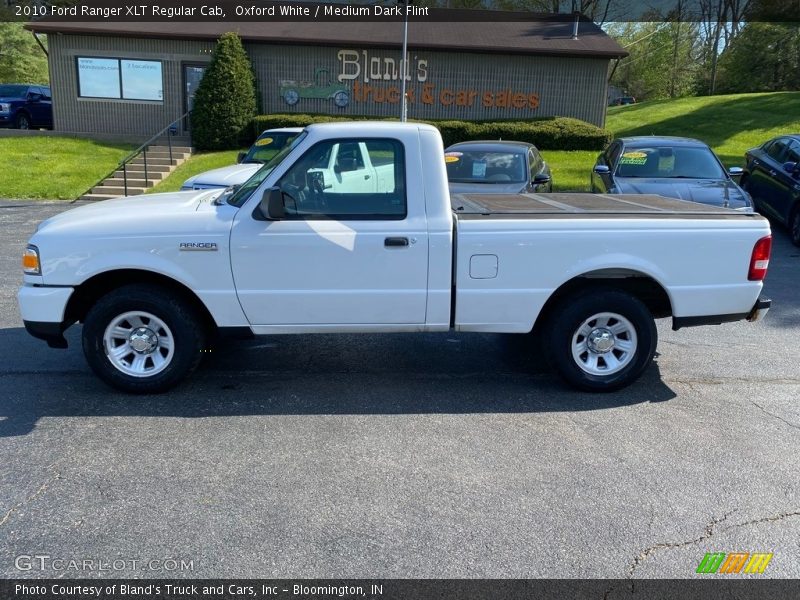 Oxford White / Medium Dark Flint 2010 Ford Ranger XLT Regular Cab