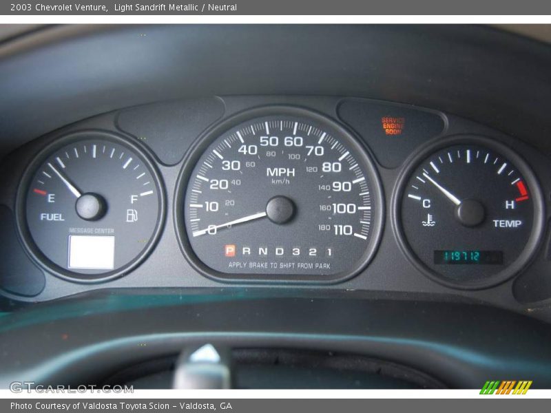 Light Sandrift Metallic / Neutral 2003 Chevrolet Venture