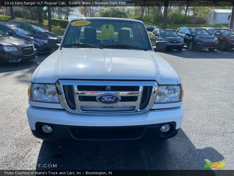 Oxford White / Medium Dark Flint 2010 Ford Ranger XLT Regular Cab