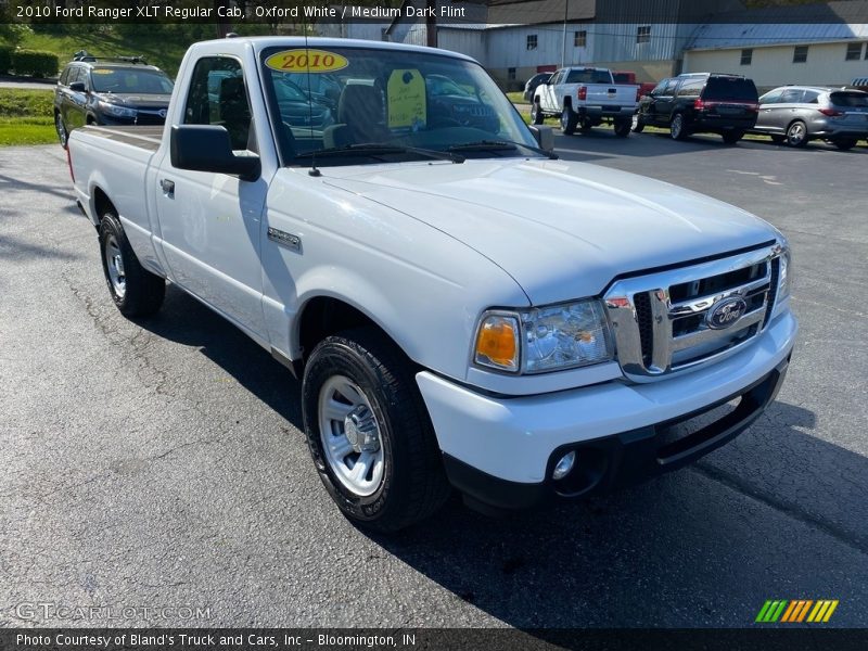 Oxford White / Medium Dark Flint 2010 Ford Ranger XLT Regular Cab