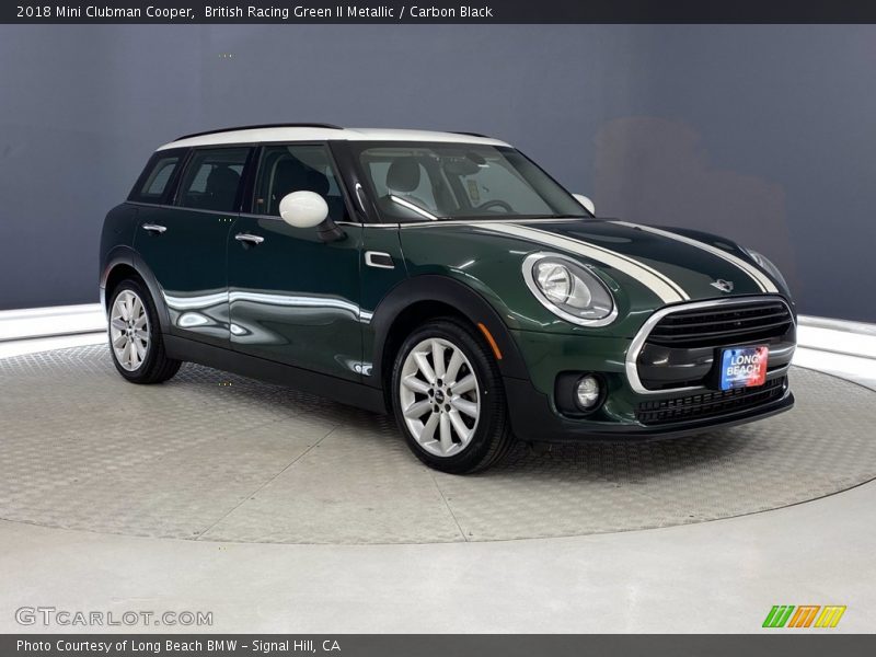 British Racing Green II Metallic / Carbon Black 2018 Mini Clubman Cooper