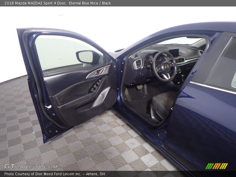 Eternal Blue Mica / Black 2018 Mazda MAZDA3 Sport 4 Door