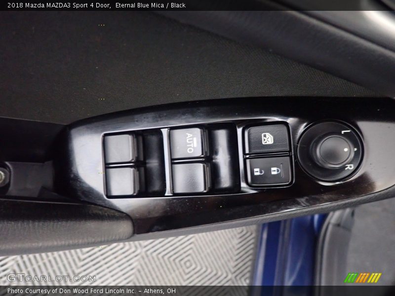 Eternal Blue Mica / Black 2018 Mazda MAZDA3 Sport 4 Door
