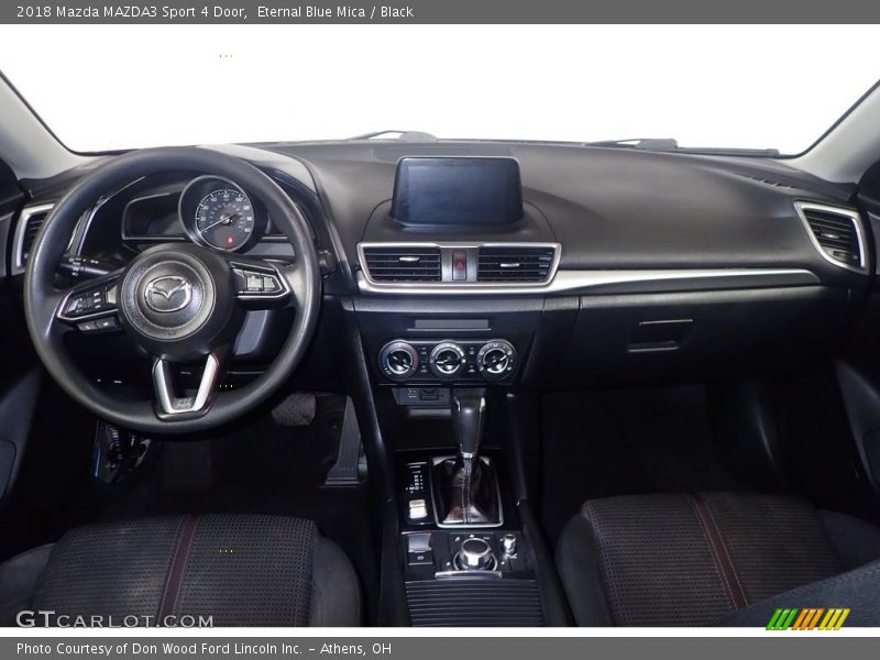 Eternal Blue Mica / Black 2018 Mazda MAZDA3 Sport 4 Door