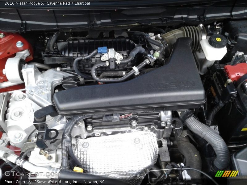 Cayenne Red / Charcoal 2016 Nissan Rogue S