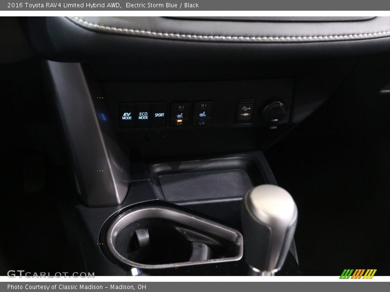 Electric Storm Blue / Black 2016 Toyota RAV4 Limited Hybrid AWD