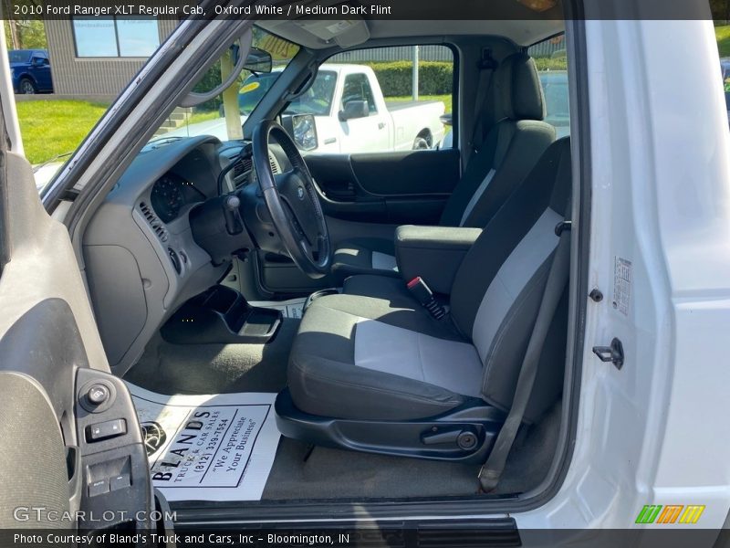 Oxford White / Medium Dark Flint 2010 Ford Ranger XLT Regular Cab