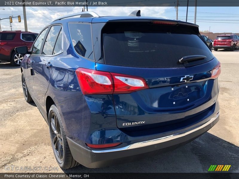 Pacific Blue Metallic / Jet Black 2021 Chevrolet Equinox LT