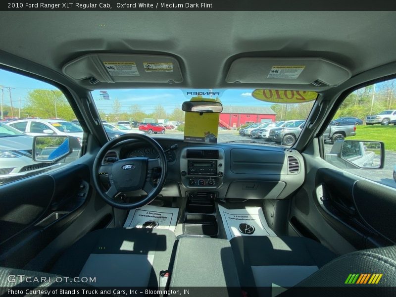 Oxford White / Medium Dark Flint 2010 Ford Ranger XLT Regular Cab