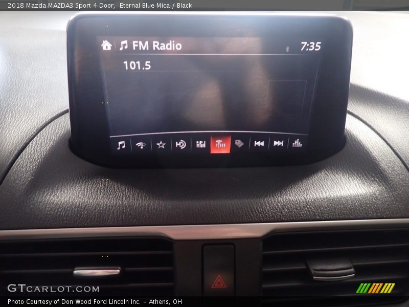 Eternal Blue Mica / Black 2018 Mazda MAZDA3 Sport 4 Door
