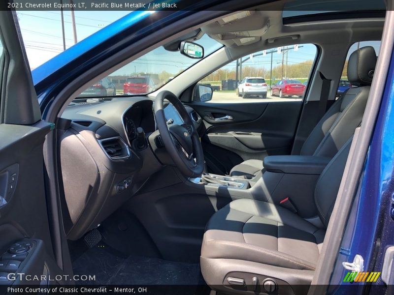 Pacific Blue Metallic / Jet Black 2021 Chevrolet Equinox LT