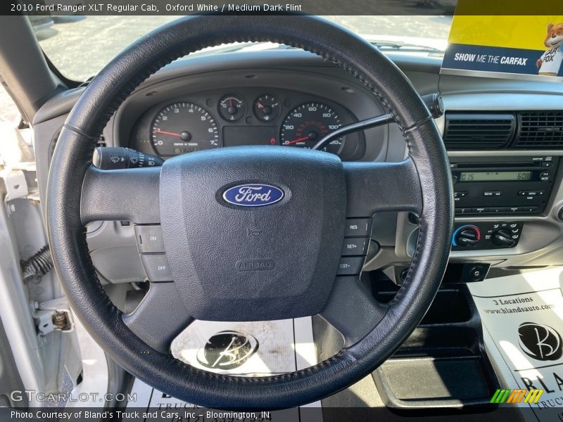 Oxford White / Medium Dark Flint 2010 Ford Ranger XLT Regular Cab