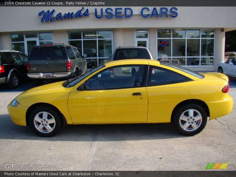 Rally Yellow / Graphite 2004 Chevrolet Cavalier LS Coupe
