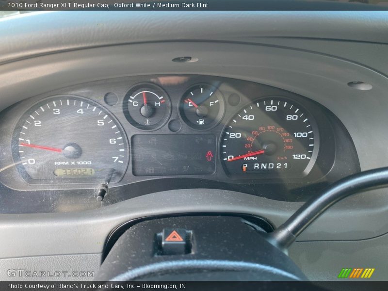 Oxford White / Medium Dark Flint 2010 Ford Ranger XLT Regular Cab