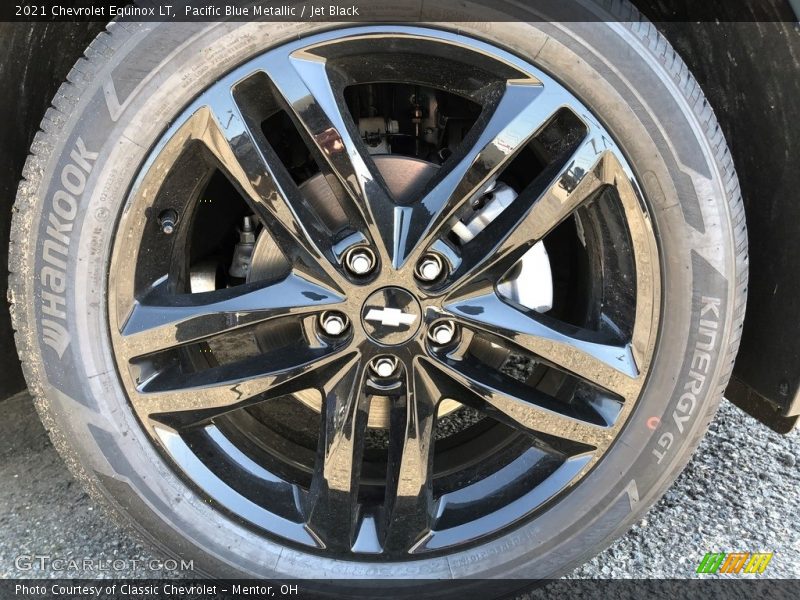 Pacific Blue Metallic / Jet Black 2021 Chevrolet Equinox LT