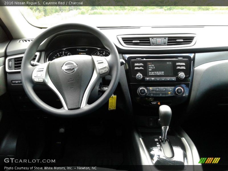 Cayenne Red / Charcoal 2016 Nissan Rogue S
