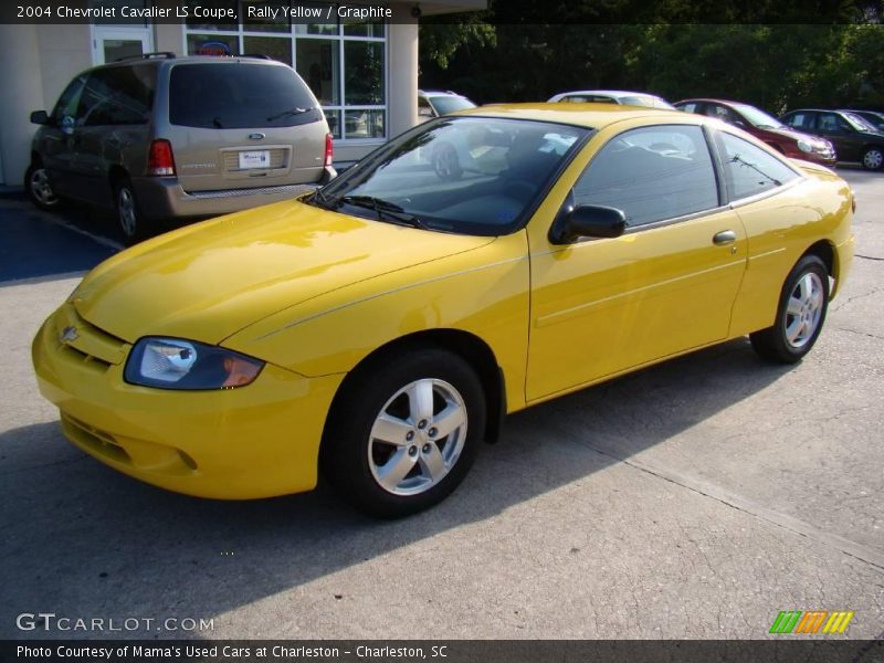 Rally Yellow / Graphite 2004 Chevrolet Cavalier LS Coupe