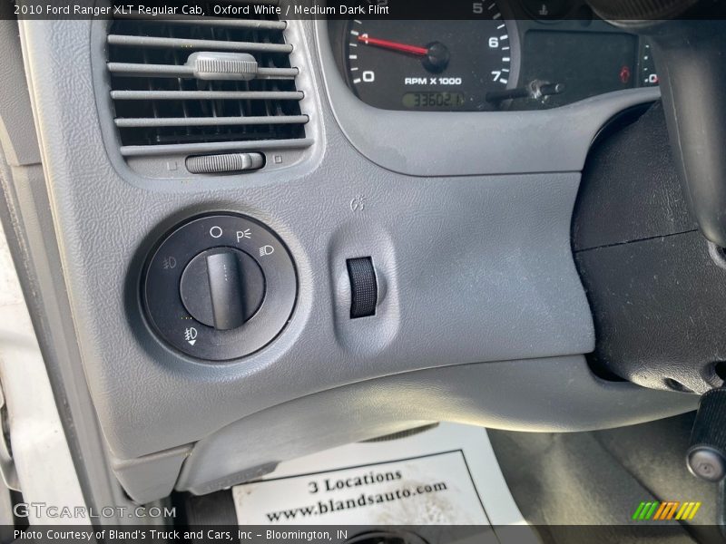Oxford White / Medium Dark Flint 2010 Ford Ranger XLT Regular Cab