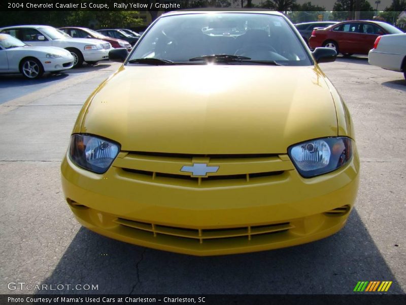Rally Yellow / Graphite 2004 Chevrolet Cavalier LS Coupe