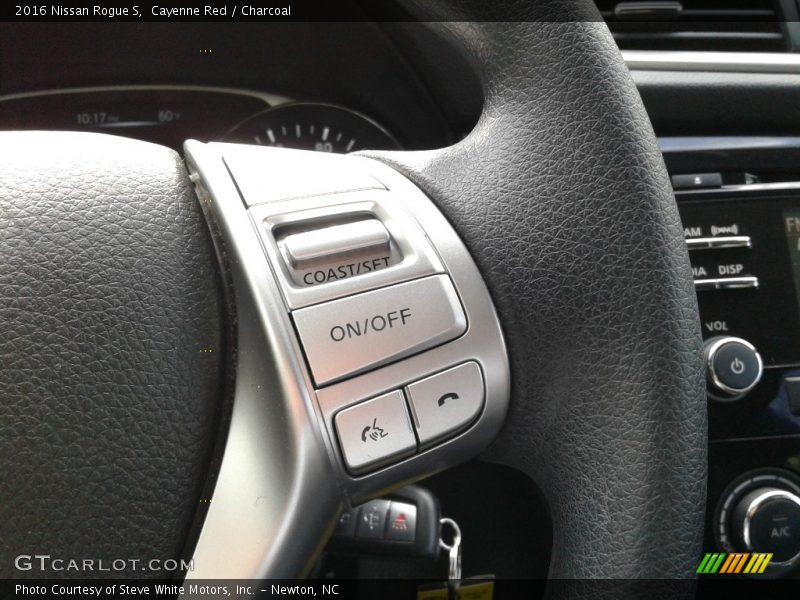 Cayenne Red / Charcoal 2016 Nissan Rogue S