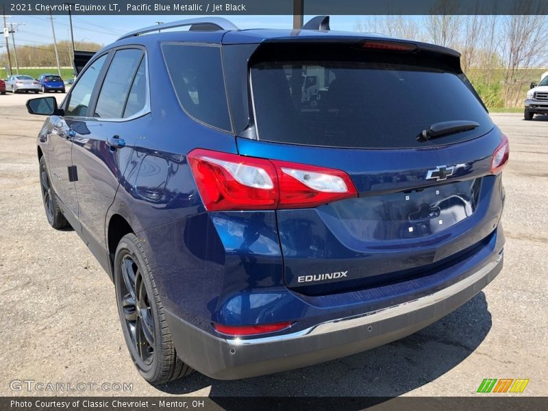 Pacific Blue Metallic / Jet Black 2021 Chevrolet Equinox LT