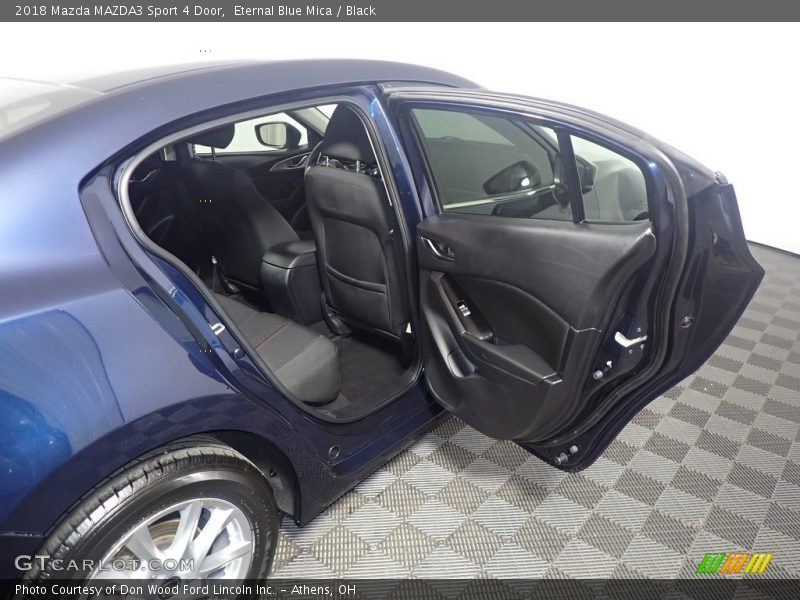 Eternal Blue Mica / Black 2018 Mazda MAZDA3 Sport 4 Door