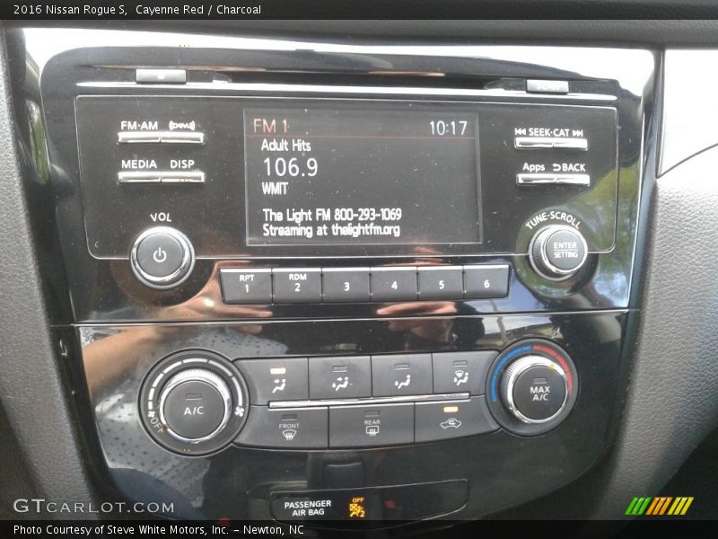 Cayenne Red / Charcoal 2016 Nissan Rogue S